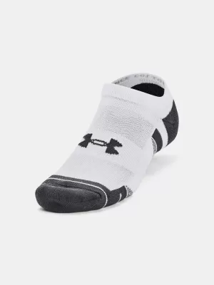 Șosete UNDER ARMOUR PERFORMANCE COTTON NS (3 PÁRY) 1379526-100 ALB