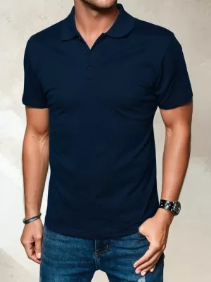 Tricou pentru bărbați DSTREET PX0553 ALBASTRU ÎNCHIS