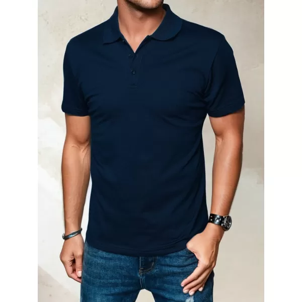  Tricou pentru bărbați DSTREET PX0553 ALBASTRU ÎNCHIS 