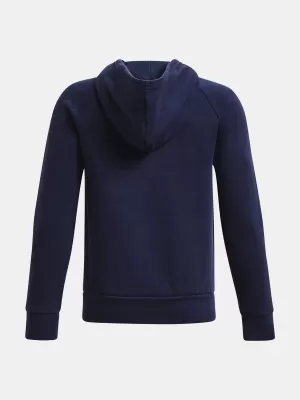 Hanorac pentru băiat UNDER ARMOUR RIVAL FLEECE FZ HOODIE 1379794-410 ALBASTRU