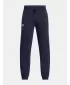 Pantaloni de trening pentru băieți UNDER ARMOUR B ICON FLC JOGGER TAPING 1390294-410 ALBASTRU