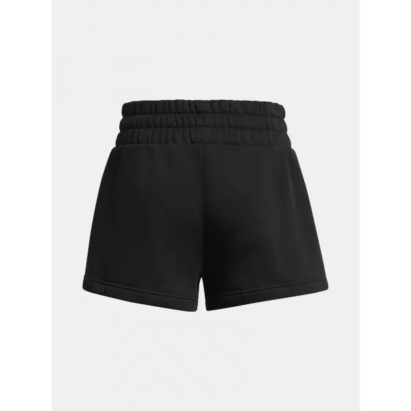  Pantaloni scurți de damă UNDER ARMOUR ICON FLEECE BOXER SHORTS 1382725-001 NEGRU 