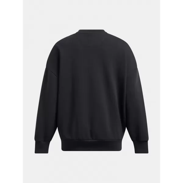 Hanorac de dama UNDER ARMOUR ICON HWT TERRY OS CREW 1386493-001 NEGRU 