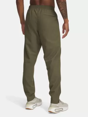 Pantaloni sport pentru bărbați UNDER ARMOUR RIVAL WVN WINDBREAKER PN 1390150-390 VERDE