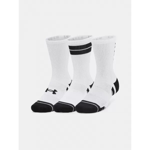  Șosete UNDER ARMOUR PERF TECH NOV CREW (3 PÁRY) 1379515-101 ALB 