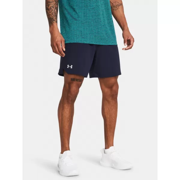 Pantaloni scurți pentru bărbați UNDER ARMOUR VANISH WOVEN 6IN SHORTS 1373718-410 ALBASTRU 