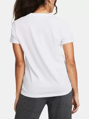 Tricou pentru femei UNDER ARMOUR CAMPUS CORE SS 1383648-100 ALB