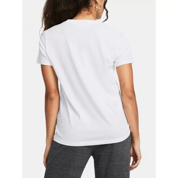  Tricou pentru femei UNDER ARMOUR CAMPUS CORE SS 1383648-100 ALB 