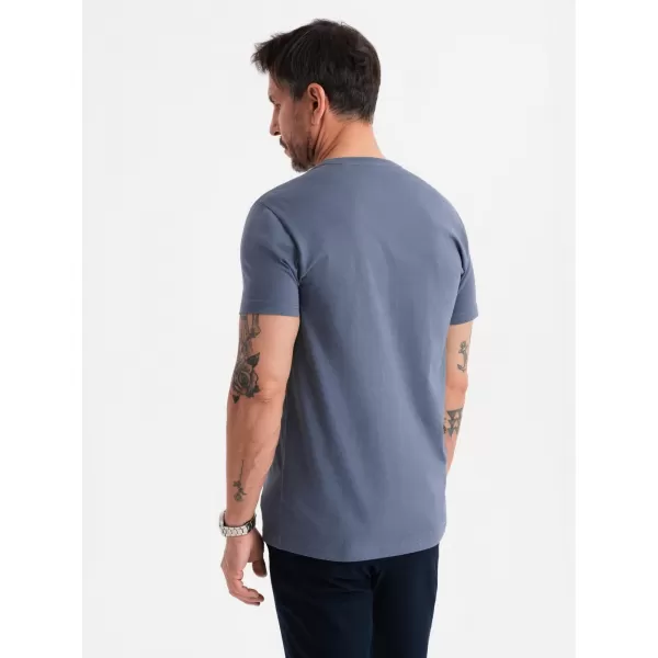  Cămaşă OMBRE OM-TSBS-0236 DENIM ALBASTRU 