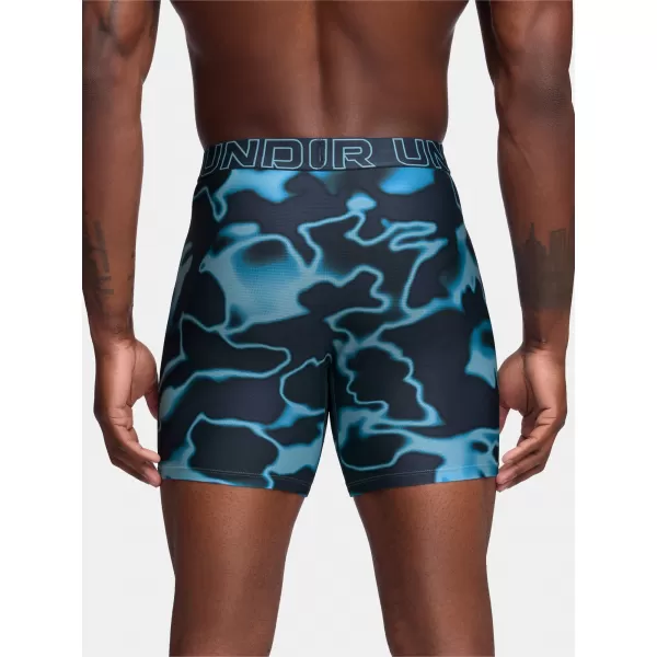  Boxeri pentru bărbați UNDER ARMOUR M PERF TECH MESH NOV 6IN (3KS) 1383885-494 ALBASTRU 
