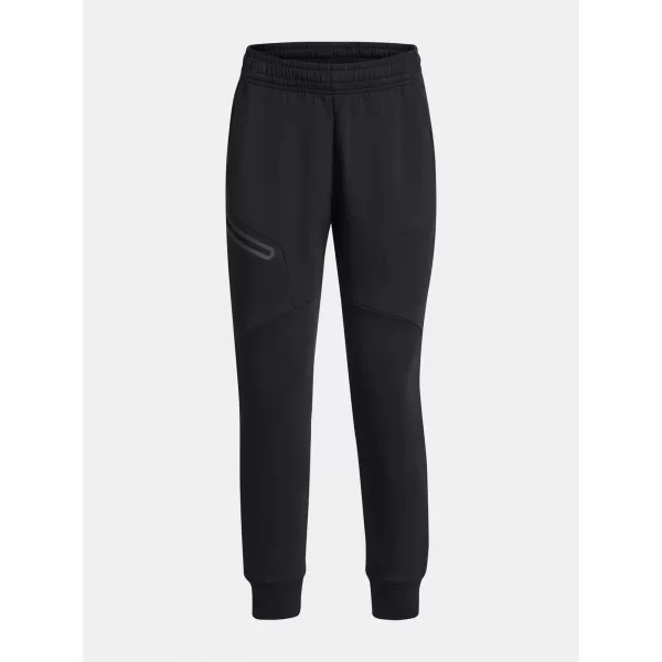  Pantaloni de trening pentru femei UNDER ARMOUR UNSTOPPABLE FLC JOGGER 1379846-001 NEGRU 