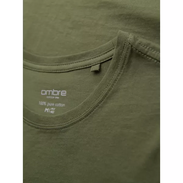  Cămaşă OMBRE OM-TSBS-0236 KAKI 