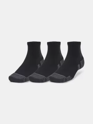 Șosete UNDER ARMOUR PERFORMANCE TECH QTR (3 PÁRY) 1379510-001 NEGRU