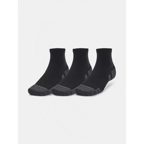  Șosete UNDER ARMOUR PERFORMANCE TECH QTR (3 PÁRY) 1379510-001 NEGRU 