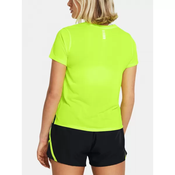  Tricou pentru femei UNDER ARMOUR LAUNCH SHORTSLEEVE 1382434-731 VERDE 