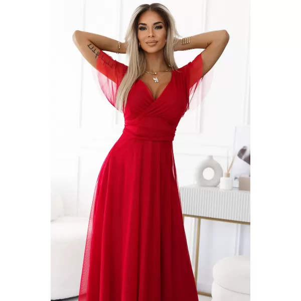  Rochie NUMOCO NASTIA 562-7 ROŞU 