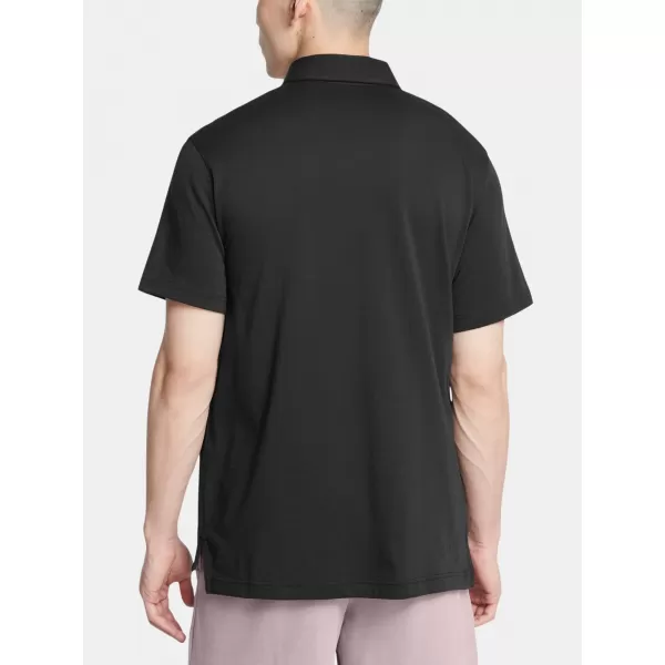  Tricou pentru bărbați UNDER ARMOUR ICON POLO 1386608-001 NEGRU 