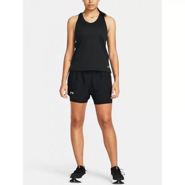  Pantaloni scurți de damă UNDER ARMOUR FLY BY 2-IN-1 SHORTS 1382440-001 NEGRU 