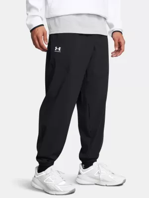 Pantaloni de trening pentru bărbați UNDER ARMOUR VIBE WOVEN JOGGER 1386557-001 NEGRU