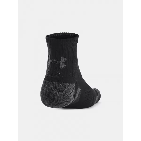  Șosete UNDER ARMOUR PERFORMANCE TECH QTR (3 PÁRY) 1379510-001 NEGRU 
