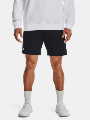 Pantaloni scurți pentru bărbați UNDER ARMOUR RIVAL FLEECE SHORTS 1379779-001 NEGRU