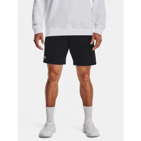  Pantaloni scurți pentru bărbați UNDER ARMOUR RIVAL FLEECE SHORTS 1379779-001 NEGRU 
