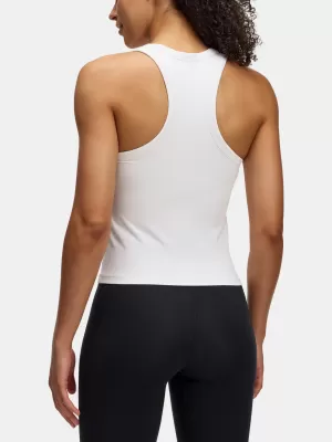 Maieu de damă UNDER ARMOUR MOTION HIGH NECK TANK 1390367-100 ALB