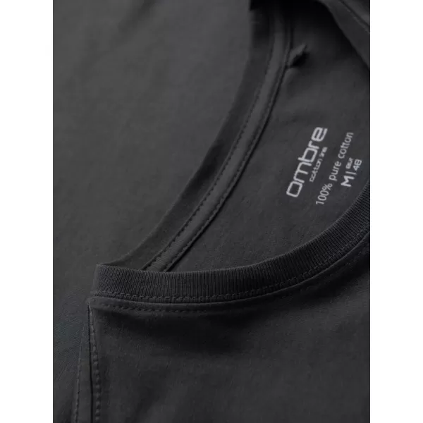  Cămaşă OMBRE OM-TSBS-0236 GRAFIT 