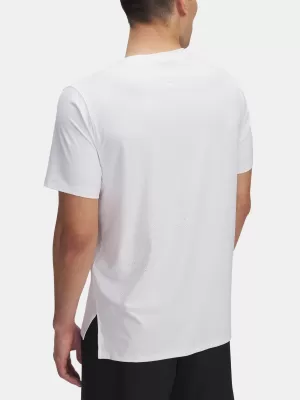 Tricou pentru bărbați UNDER ARMOUR LAUNCH ELITE SHORTSLEEVE 1389802-100 ALB
