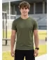 Tricou funcțional pentru bărbați ALTISPORT NoPrint NP/ALM421 MILITAR