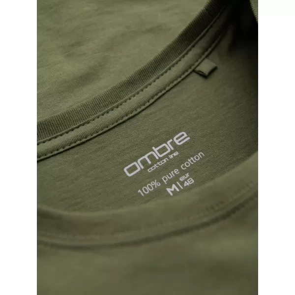  Cămaşă OMBRE OM-TSBS-0236 KAKI 