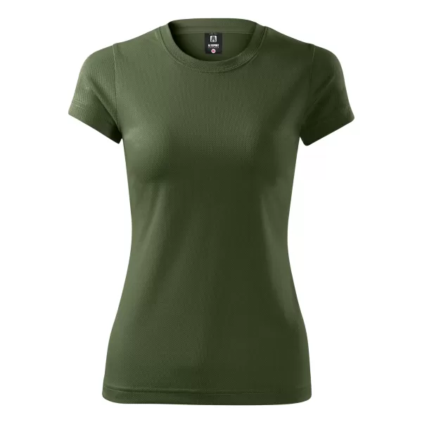  Tricou funcțional de damă ALTISPORT NoPrint NP/ALW041 KAKI 