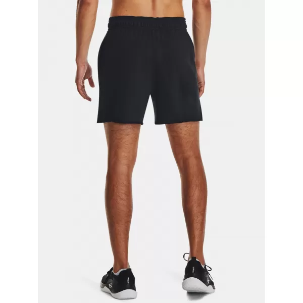  Pantaloni scurți pentru bărbați UNDER ARMOUR RIVAL TERRY 6IN SHORT 1382427-001 NEGRU 