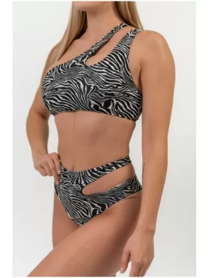 Top de bikini SÃO GONÇALO - zebra 764 WHITE Nebbia