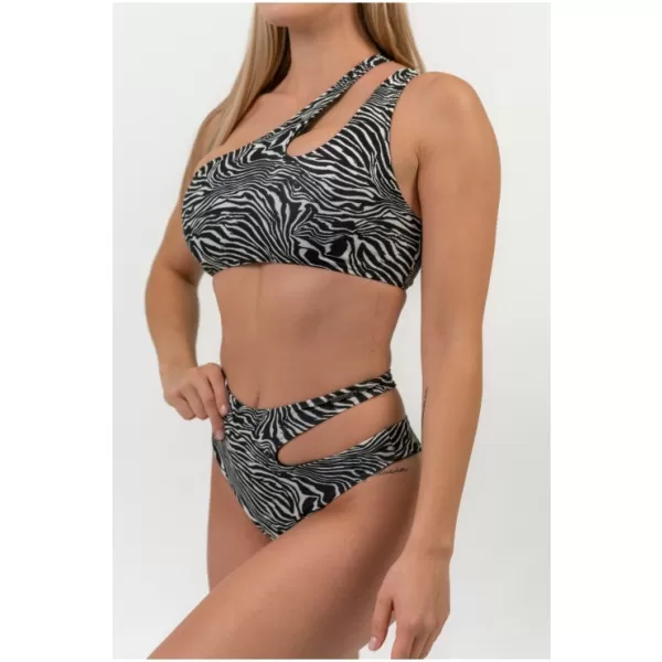  Top de bikini SÃO GONÇALO - zebra 764 WHITE Nebbia 
