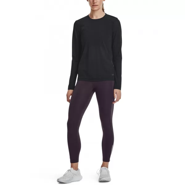  Tricou pentru femei UNDER ARMOUR SEAMLESS STRIDE LS 1375699-001 NEGRU 