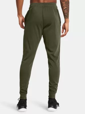 Pantaloni de trening pentru bărbați UNDER ARMOUR RIVAL TERRY JOGGER 1380843-390 VERDE