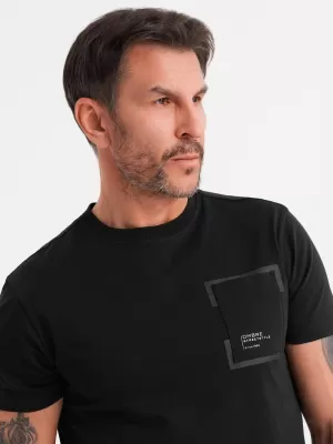 Cămaşă OMBRE OM-TSPT-0154 NEGRU