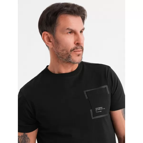  Cămaşă OMBRE OM-TSPT-0154 NEGRU 