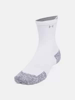 Șosete UNDER ARMOUR AD RUN CUSHION CREW (3 PÁRY) 1387043-101 ALB