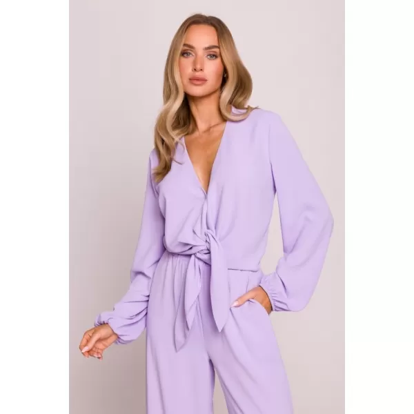  Crop top de damă MOE M861 VIOLET 