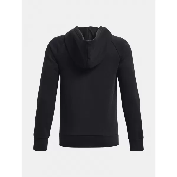  Hanorac pentru băiat UNDER ARMOUR RIVAL FLEECE FZ HOODIE 1379794-001 NEGRU 