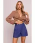Pantaloni scurți de damă MOE M860 ALBASTRU