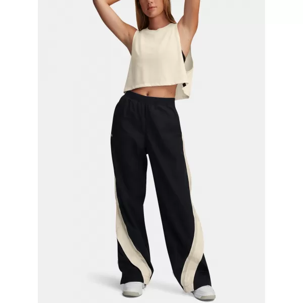  Pantaloni sport de damă UNDER ARMOUR ICON CRINKLE TEAR-AWAY PANT 6000277-001 NEGRU 