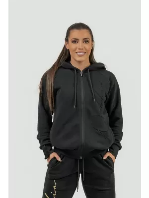 Hanorac sport de damă INTENSE Signature 845 BLACK Nebbia