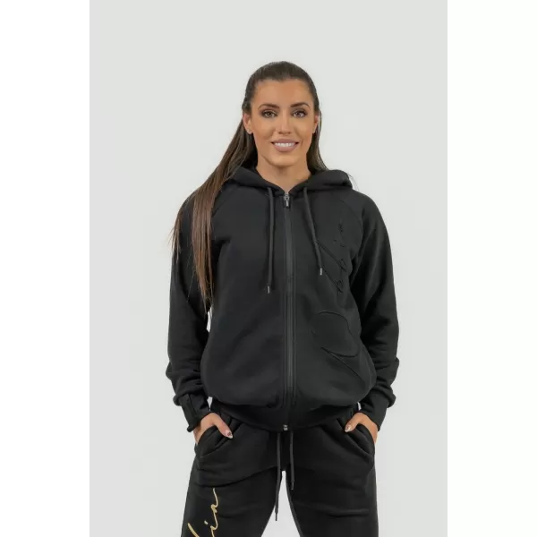  Hanorac sport de damă INTENSE Signature 845 BLACK Nebbia 