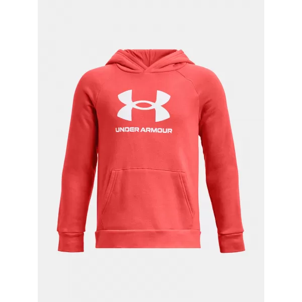  Hanorac pentru băiat UNDER ARMOUR RIVAL FLEECE BL HOODIE 1379791-690 ROŞU 