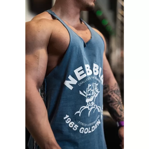  Lărgiș spate muscular spalat GOLDEN AGE 791 BLUE Nebbia 