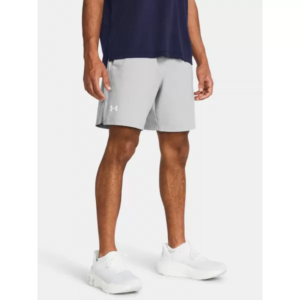  Pantaloni scurți pentru bărbați UNDER ARMOUR LAUNCH 7 UNLINED SHORTS 1382622-011 GRI 