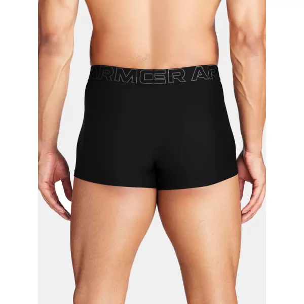  Boxeri pentru bărbați UNDER ARMOUR M PERF TECH 3IN (1KS) 1383877-001 NEGRU 